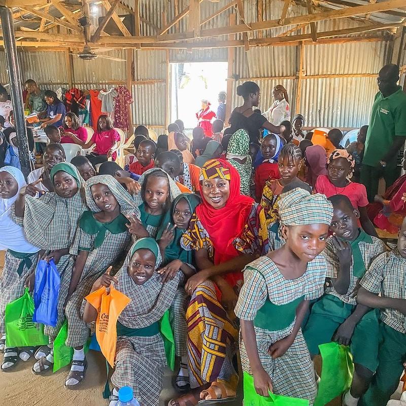Education outreach with girls in a community programme